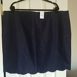 J. Crew Scalloped-cut Pencil Skirt